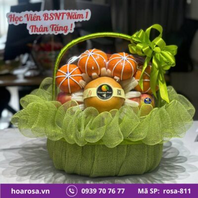 Giỏ trái cây rosa-811