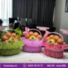 Giỏ trái cây rosa-838