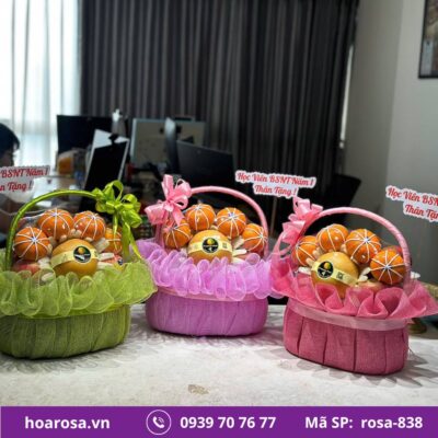 Giỏ trái cây rosa-838