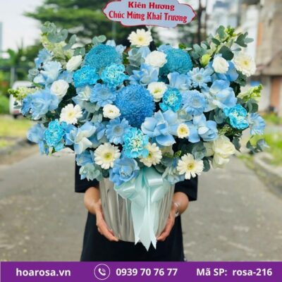 Giỏ hoa rosa-216