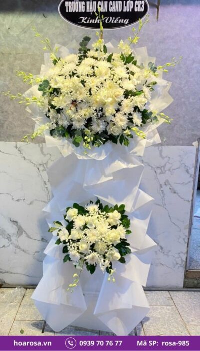 Hoa chia buồn rosa-985