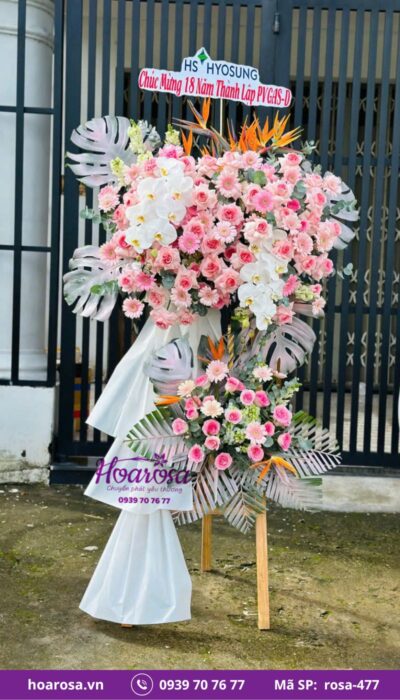 Hoa chúc mừng rosa-477