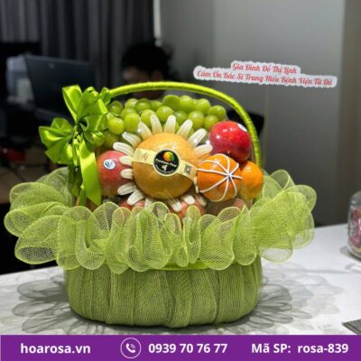 Giỏ trái cây rosa-839