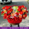 Giỏ trái cây rosa-052