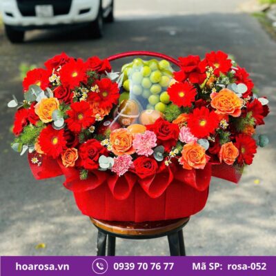 Giỏ trái cây rosa-052