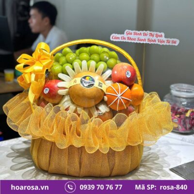 Giỏ trái cây rosa-840