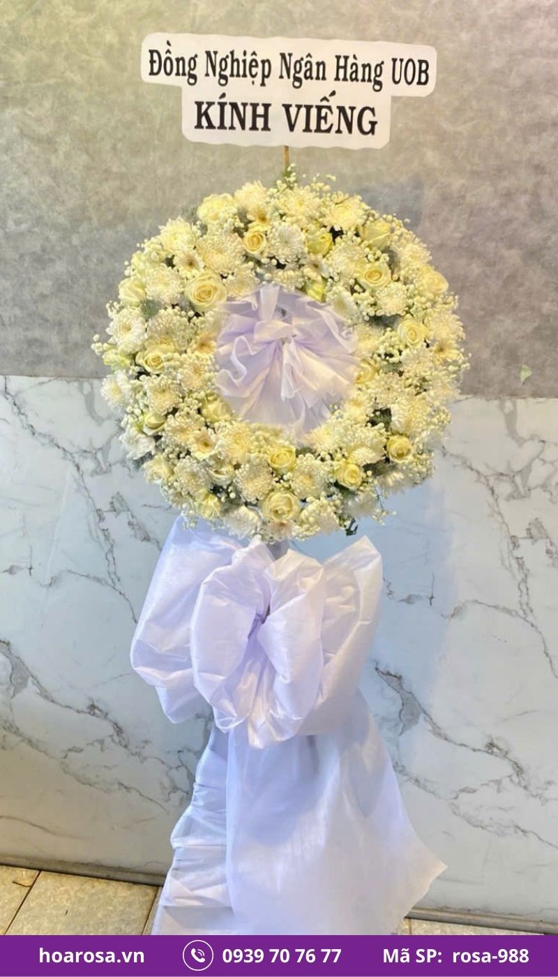 Hoa chia buồn rosa-988