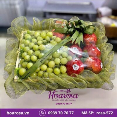 Hộp trái cây rosa-572
