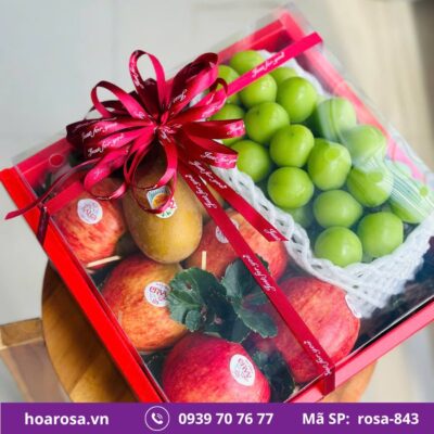 Hộp trái cây rosa-843