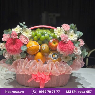Giỏ trái cây rosa-057