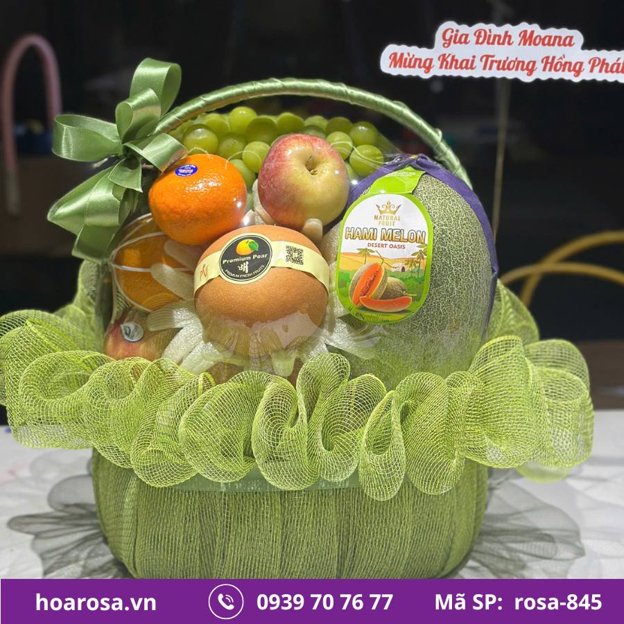 Giỏ trái cây rosa-845