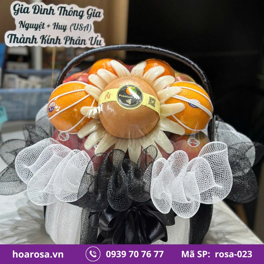 Giỏ trái cây rosa-023