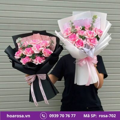 Bó hoa rosa-702