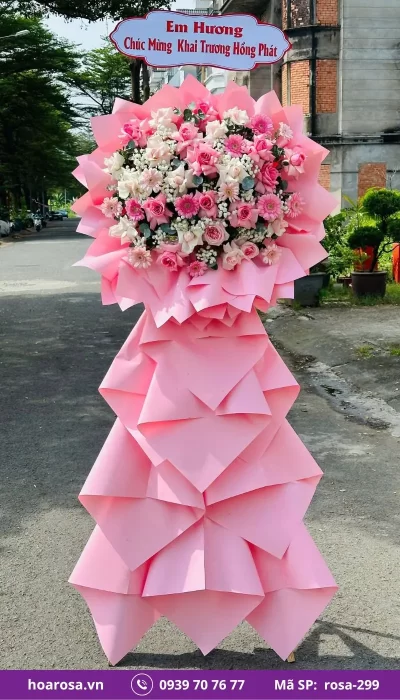 Kệ Hoa Chúc Mừng rosa-299
