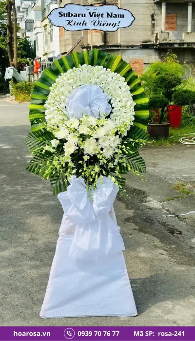 Hoa chia buồn rosa-241