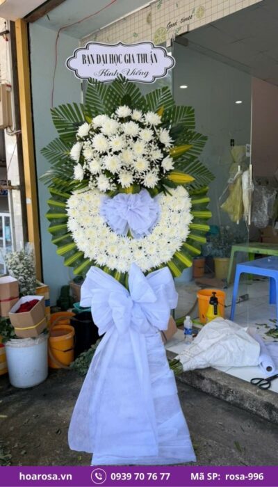 Hoa chia buồn rosa-996