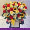 Giỏ hoa rosa-805