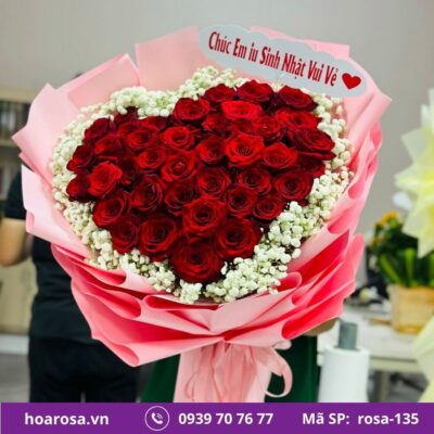 Bó hoa rosa-135