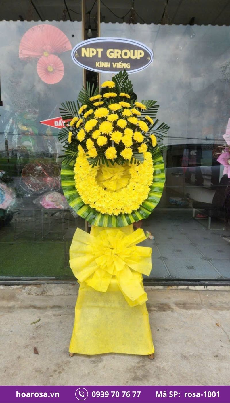 Hoa chia buồn rosa-1001