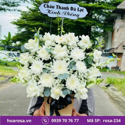 Giỏ hoa rosa-234