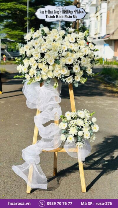 Hoa chia buồn rosa-276