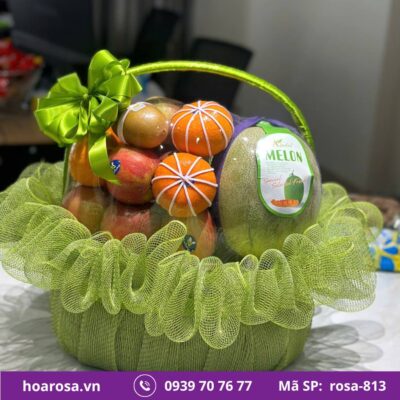 Giỏ trái cây rosa-813