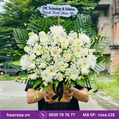 Giỏ hoa rosa-235