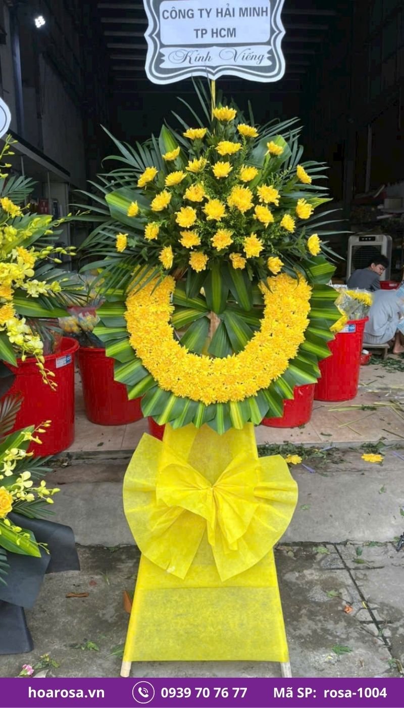 Hoa chia buồn rosa-1004