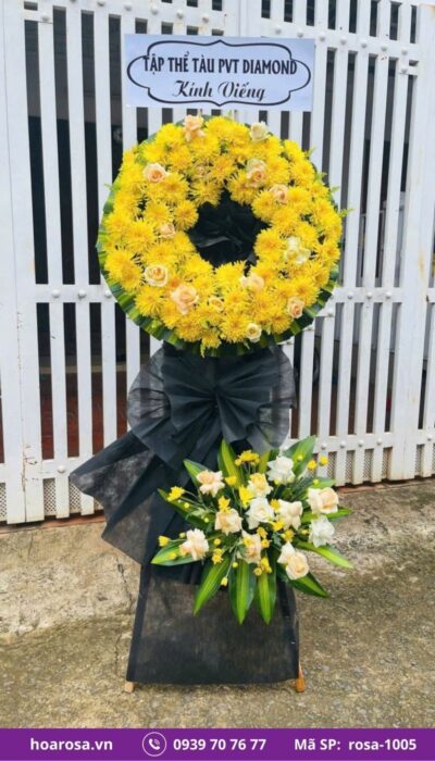 Hoa chia buồn rosa-1005