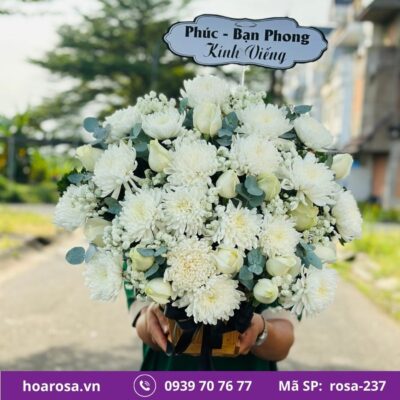 Giỏ hoa rosa-237