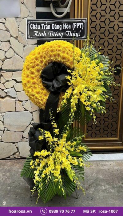 Hoa chia buồn rosa-1007