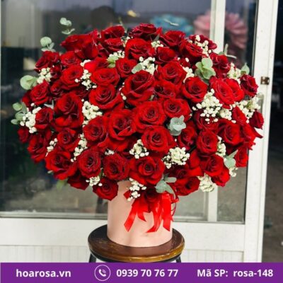 Giỏ hoa rosa-148