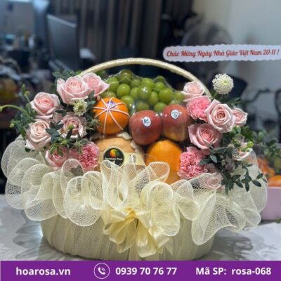 Giỏ trái cây rosa-068