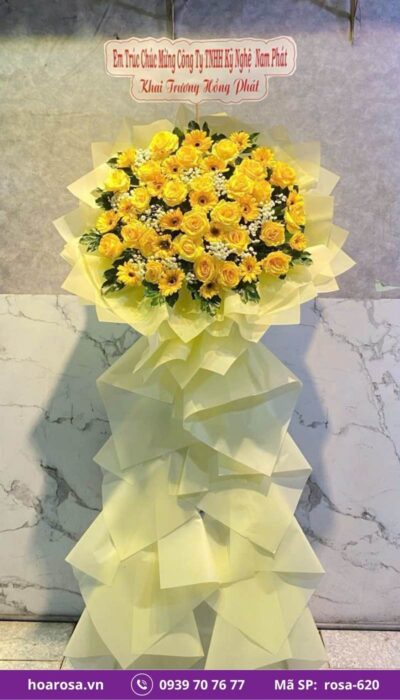 Kệ hoa chúc mừng rosa-620