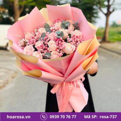 Bó hoa rosa-737