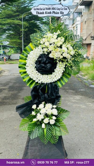 Hoa chia buồn rosa-277