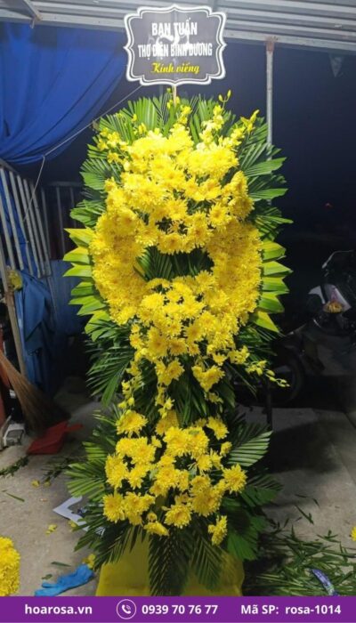 Hoa chia buồn rosa-1014