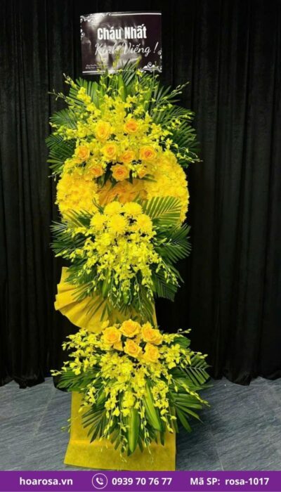 Hoa chia buồn rosa-1017