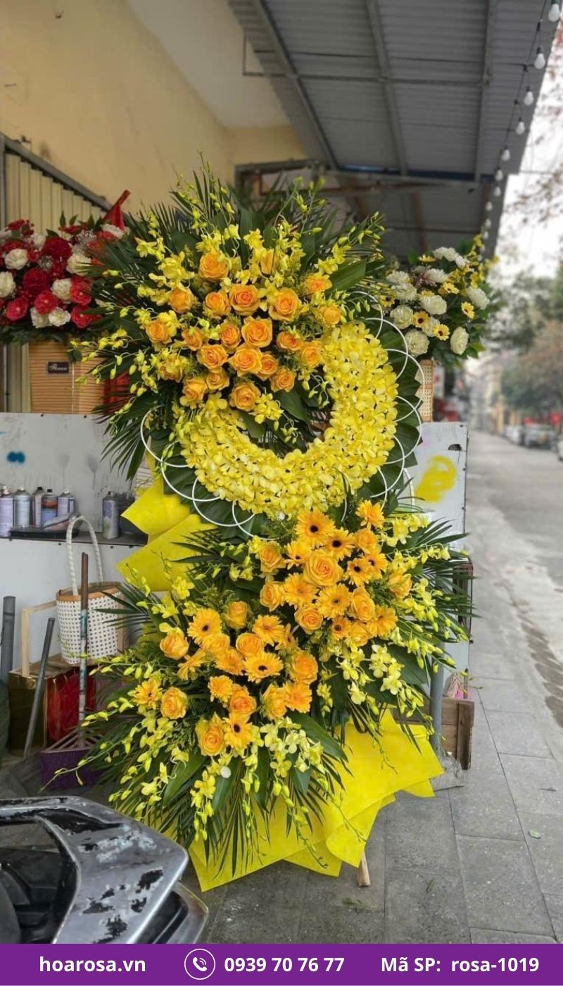 Hoa chia buồn rosa-1019