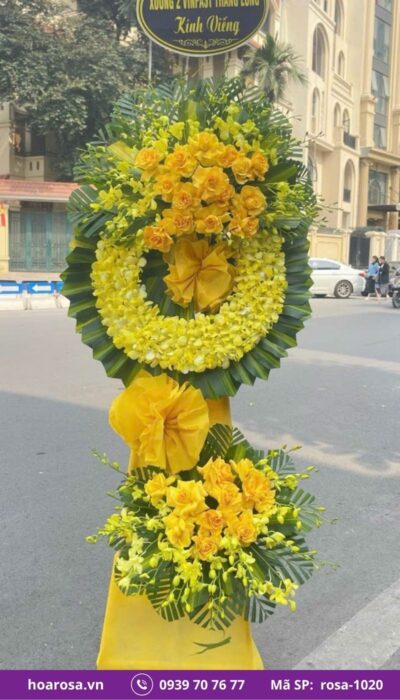 Hoa chia buồn rosa-1020