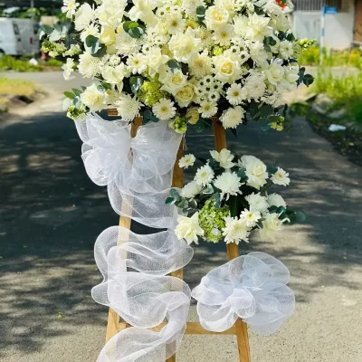 Hoa chia buồn rosa-258