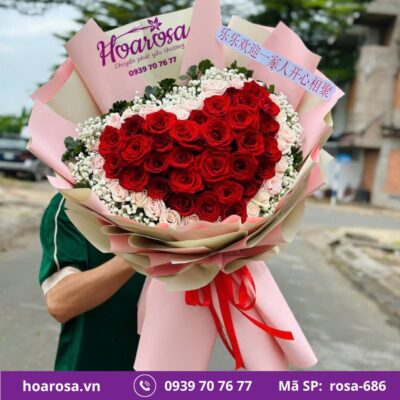 Bó hoa rosa-686