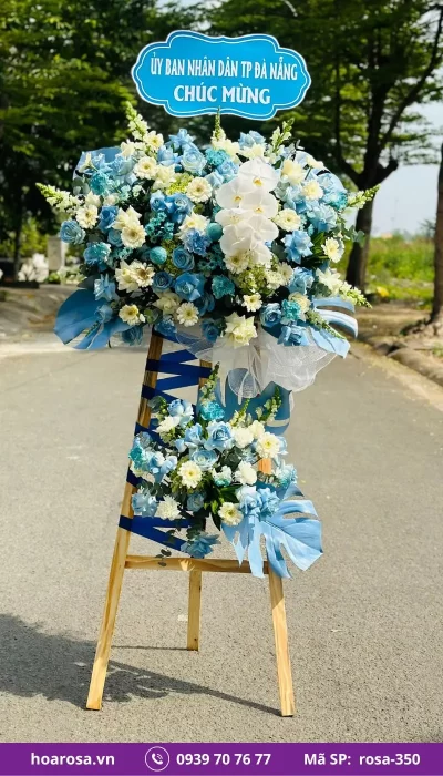 Kệ Hoa Chúc Mừng rosa-350