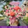Giỏ hoa rosa-165
