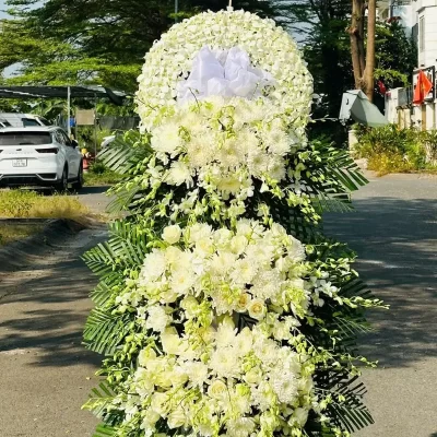 Hoa chia buồn rosa-259