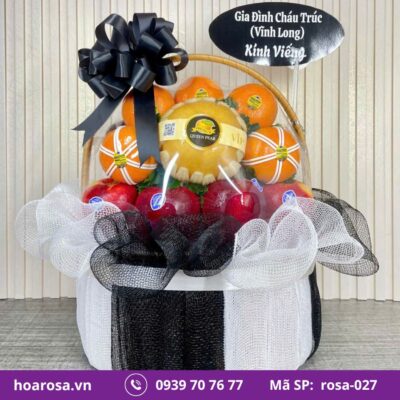 Giỏ trái cây rosa-027