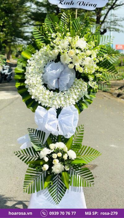 Hoa chia buồn rosa-279