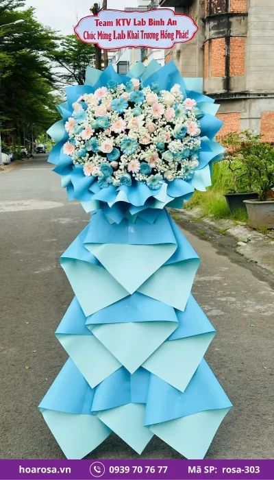 Kệ Hoa Chúc Mừng rosa-303