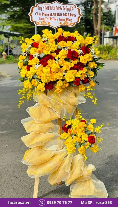 Hoa Chúc Mừng rosa-853