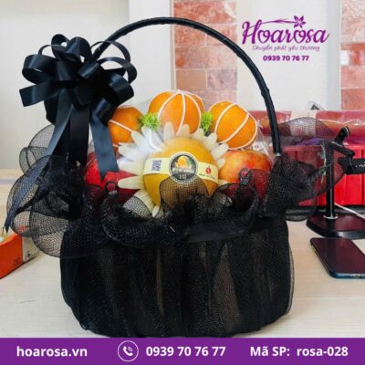 Giỏ trái cây rosa-028